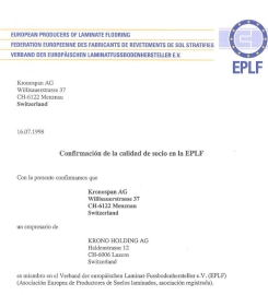 Hiệp Hội sàn gỗ Châu Âu EPLF